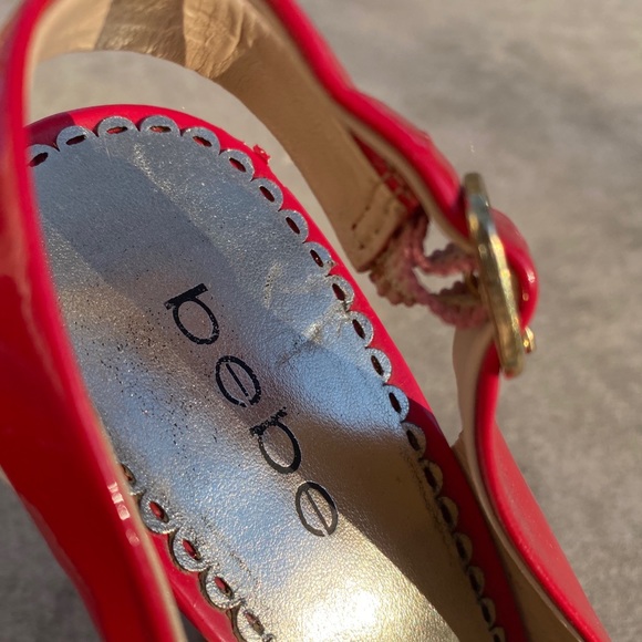 Red Bebe heels - Picture 2 of 3